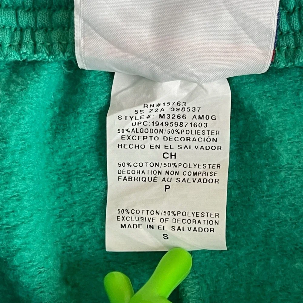 Champion Women's Green Fleece Raw‎ Hem Sweat Shorts Size Small